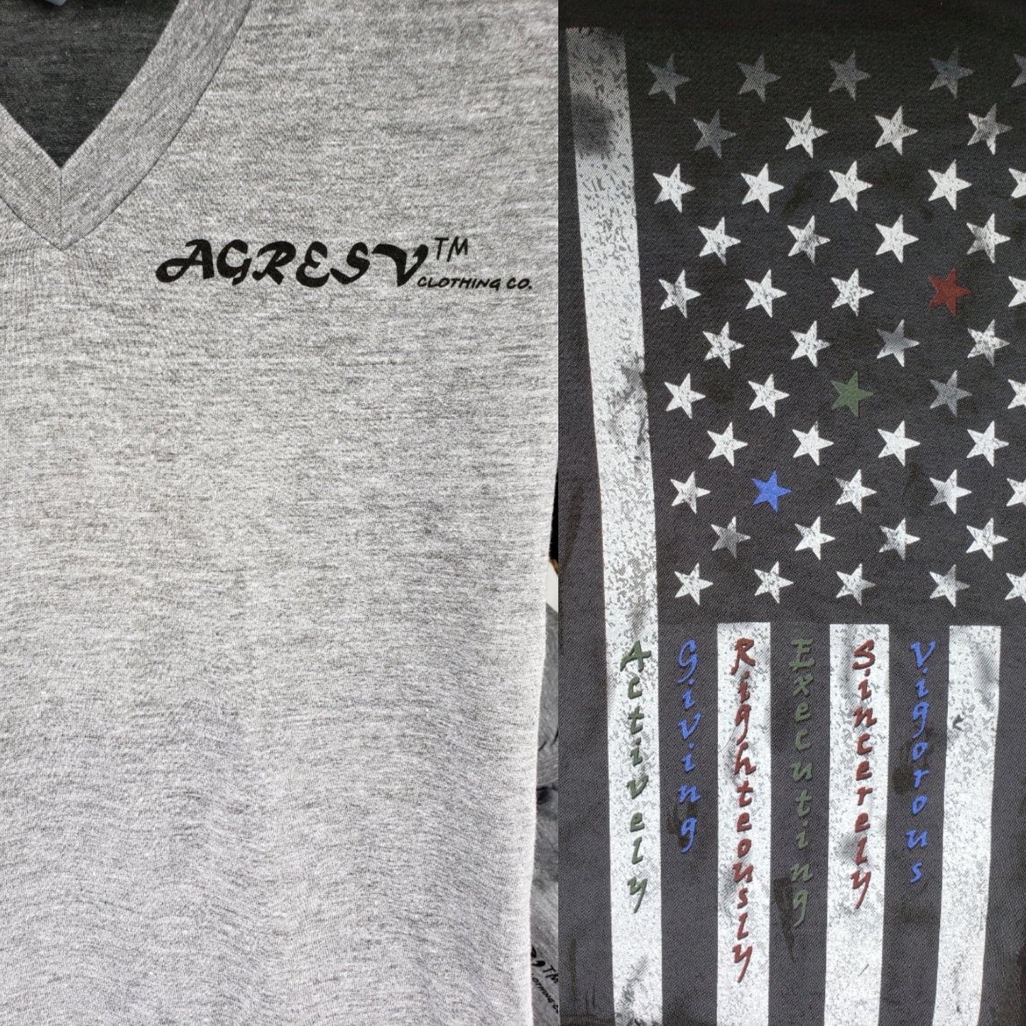 Charcoal Women's V-Neck