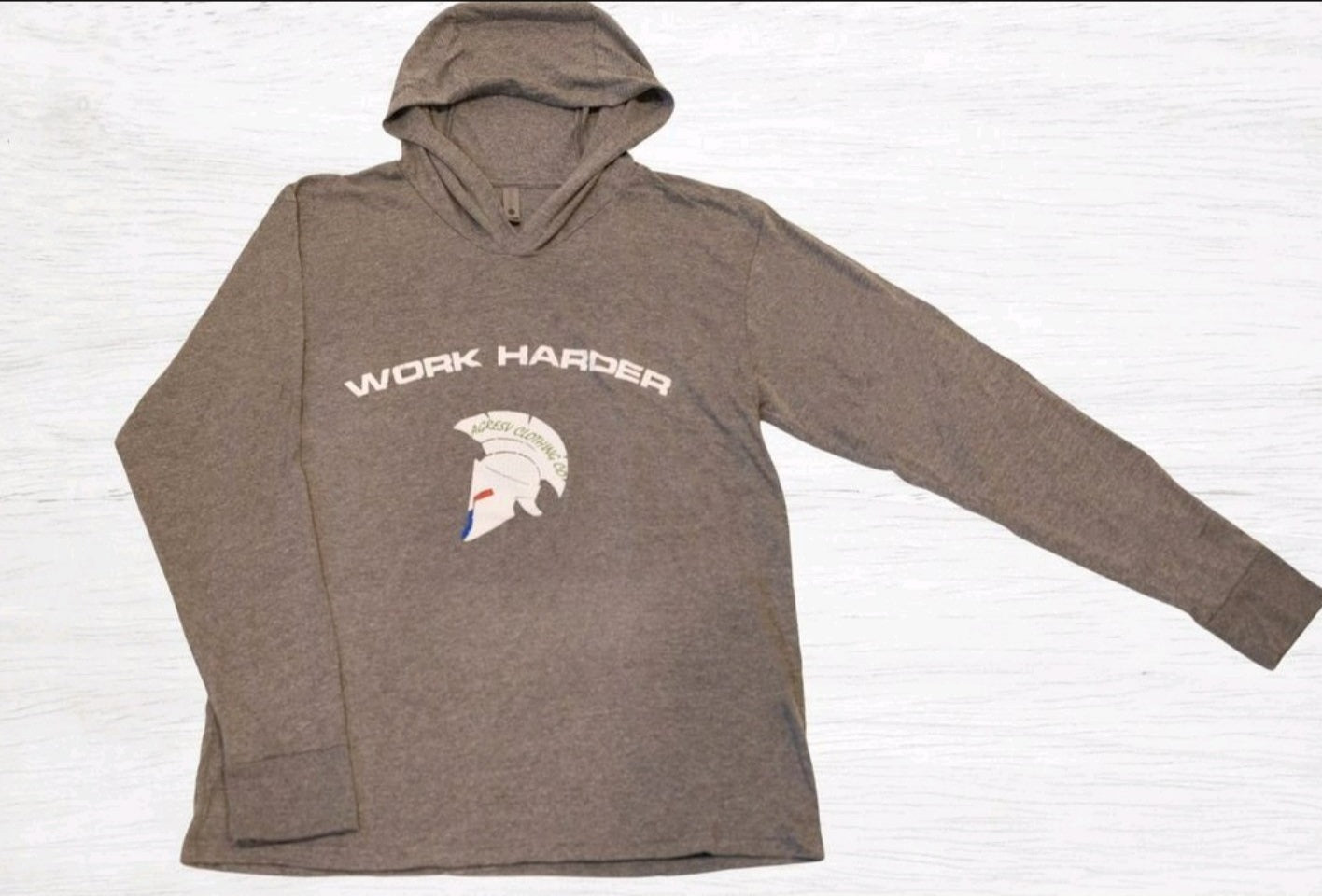 "The Motto" Long Sleeve Hooded T